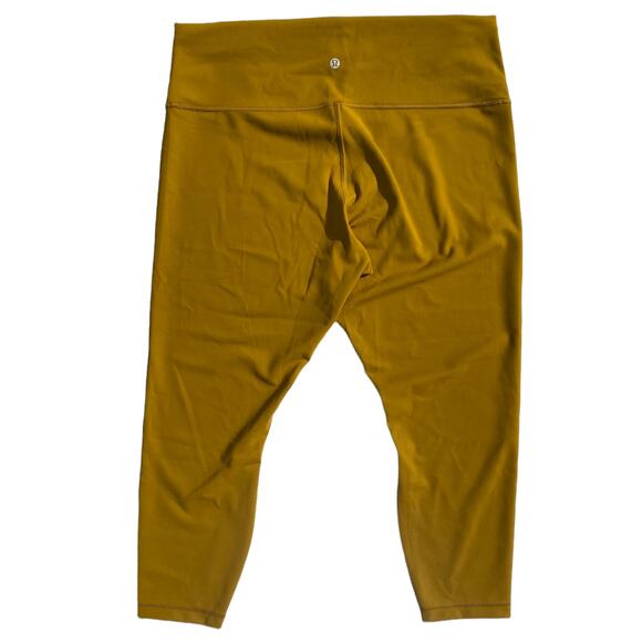 Lululemon Wunder Train Leggings High Rise Tight 25" Gold Spice Women's Size 18 - Picture 15 of 16